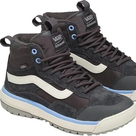 Vans Ultrarange Exo Hi MTE Cold Weather Mens 8 Womens 9.5 Shoes Grey Suede - Picture 1 of 12